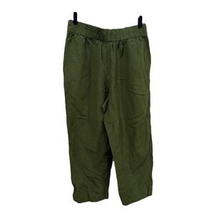 Madewell Women's Capri Pants Green Size Small S Relax Boho